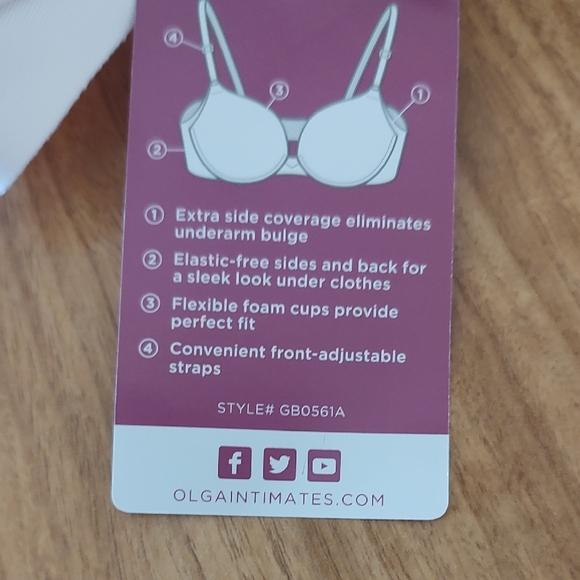 Olga No Side Effects Bra - Picture 3 of 6